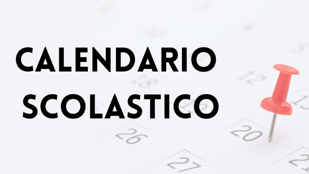 Calendario a.s. 2025-26