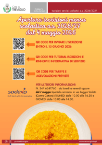 ISCRIZIONI MENSA SERVIZIO SCOLASTICO