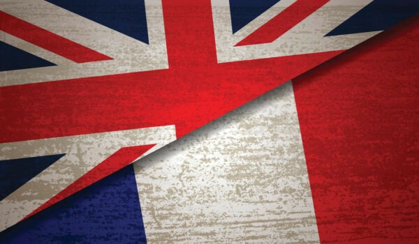 bandiere inglese e francese
